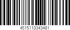 Código de barras (EAN, GTIN, SKU, ISBN): '4515110343481'