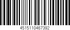 Código de barras (EAN, GTIN, SKU, ISBN): '4515110467392'