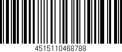 Código de barras (EAN, GTIN, SKU, ISBN): '4515110468788'