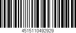 Código de barras (EAN, GTIN, SKU, ISBN): '4515110492929'