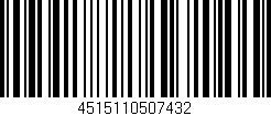 Código de barras (EAN, GTIN, SKU, ISBN): '4515110507432'