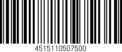Código de barras (EAN, GTIN, SKU, ISBN): '4515110507500'