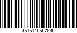 Código de barras (EAN, GTIN, SKU, ISBN): '4515110507869'