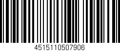 Código de barras (EAN, GTIN, SKU, ISBN): '4515110507906'