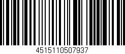 Código de barras (EAN, GTIN, SKU, ISBN): '4515110507937'