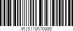 Código de barras (EAN, GTIN, SKU, ISBN): '4515110576988'