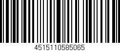 Código de barras (EAN, GTIN, SKU, ISBN): '4515110585065'