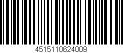 Código de barras (EAN, GTIN, SKU, ISBN): '4515110624009'