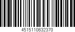 Código de barras (EAN, GTIN, SKU, ISBN): '4515110632370'