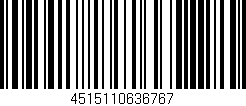 Código de barras (EAN, GTIN, SKU, ISBN): '4515110636767'