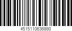 Código de barras (EAN, GTIN, SKU, ISBN): '4515110636880'