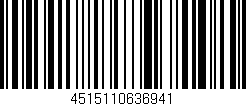 Código de barras (EAN, GTIN, SKU, ISBN): '4515110636941'