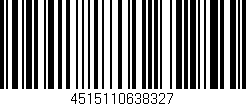 Código de barras (EAN, GTIN, SKU, ISBN): '4515110638327'