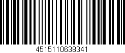 Código de barras (EAN, GTIN, SKU, ISBN): '4515110638341'