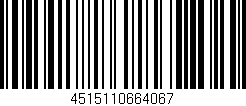 Código de barras (EAN, GTIN, SKU, ISBN): '4515110664067'