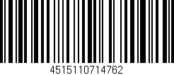Código de barras (EAN, GTIN, SKU, ISBN): '4515110714762'