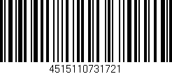 Código de barras (EAN, GTIN, SKU, ISBN): '4515110731721'