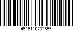 Código de barras (EAN, GTIN, SKU, ISBN): '4515110737655'