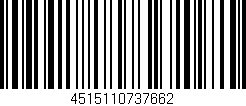 Código de barras (EAN, GTIN, SKU, ISBN): '4515110737662'