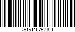 Código de barras (EAN, GTIN, SKU, ISBN): '4515110752399'