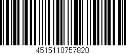 Código de barras (EAN, GTIN, SKU, ISBN): '4515110757820'