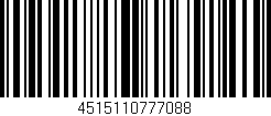 Código de barras (EAN, GTIN, SKU, ISBN): '4515110777088'