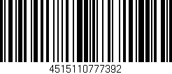 Código de barras (EAN, GTIN, SKU, ISBN): '4515110777392'