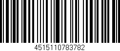 Código de barras (EAN, GTIN, SKU, ISBN): '4515110783782'