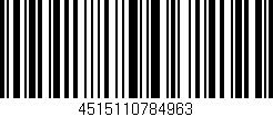 Código de barras (EAN, GTIN, SKU, ISBN): '4515110784963'