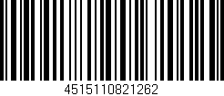 Código de barras (EAN, GTIN, SKU, ISBN): '4515110821262'