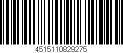 Código de barras (EAN, GTIN, SKU, ISBN): '4515110829275'