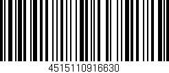 Código de barras (EAN, GTIN, SKU, ISBN): '4515110916630'