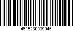 Código de barras (EAN, GTIN, SKU, ISBN): '4515260009046'