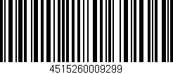 Código de barras (EAN, GTIN, SKU, ISBN): '4515260009299'