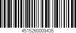 Código de barras (EAN, GTIN, SKU, ISBN): '4515260009435'