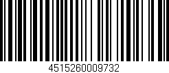 Código de barras (EAN, GTIN, SKU, ISBN): '4515260009732'