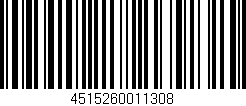 Código de barras (EAN, GTIN, SKU, ISBN): '4515260011308'
