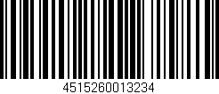 Código de barras (EAN, GTIN, SKU, ISBN): '4515260013234'