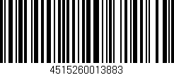 Código de barras (EAN, GTIN, SKU, ISBN): '4515260013883'