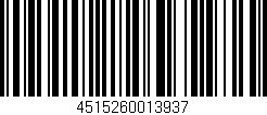 Código de barras (EAN, GTIN, SKU, ISBN): '4515260013937'