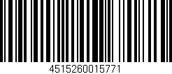 Código de barras (EAN, GTIN, SKU, ISBN): '4515260015771'