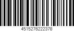 Código de barras (EAN, GTIN, SKU, ISBN): '4515276222378'