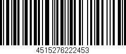 Código de barras (EAN, GTIN, SKU, ISBN): '4515276222453'