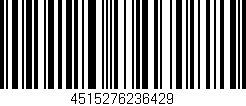 Código de barras (EAN, GTIN, SKU, ISBN): '4515276236429'