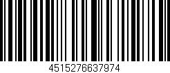 Código de barras (EAN, GTIN, SKU, ISBN): '4515276637974'
