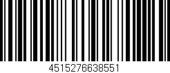 Código de barras (EAN, GTIN, SKU, ISBN): '4515276638551'