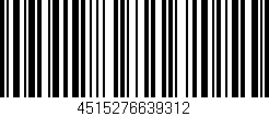 Código de barras (EAN, GTIN, SKU, ISBN): '4515276639312'