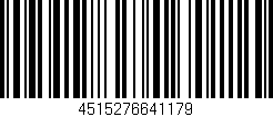 Código de barras (EAN, GTIN, SKU, ISBN): '4515276641179'