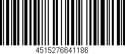 Código de barras (EAN, GTIN, SKU, ISBN): '4515276641186'
