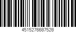 Código de barras (EAN, GTIN, SKU, ISBN): '4515276687528'
